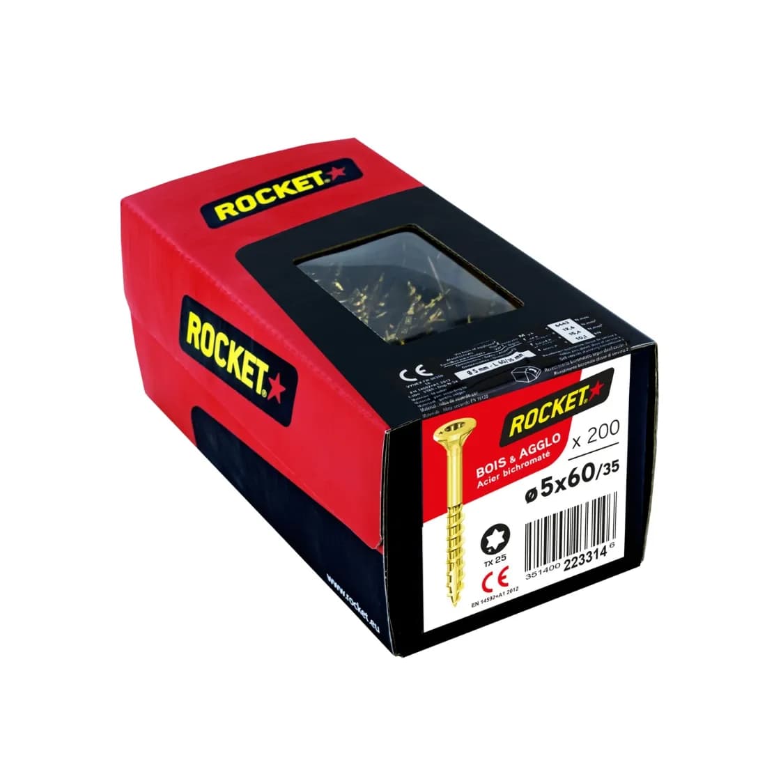 Tornillos para Madera 5x60mm (200 pzs)