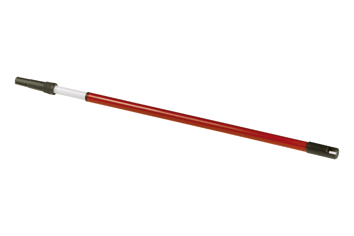 Extensión sincronizada roja de 2 metros Outil Parfait para trabajos de pintura en altura.