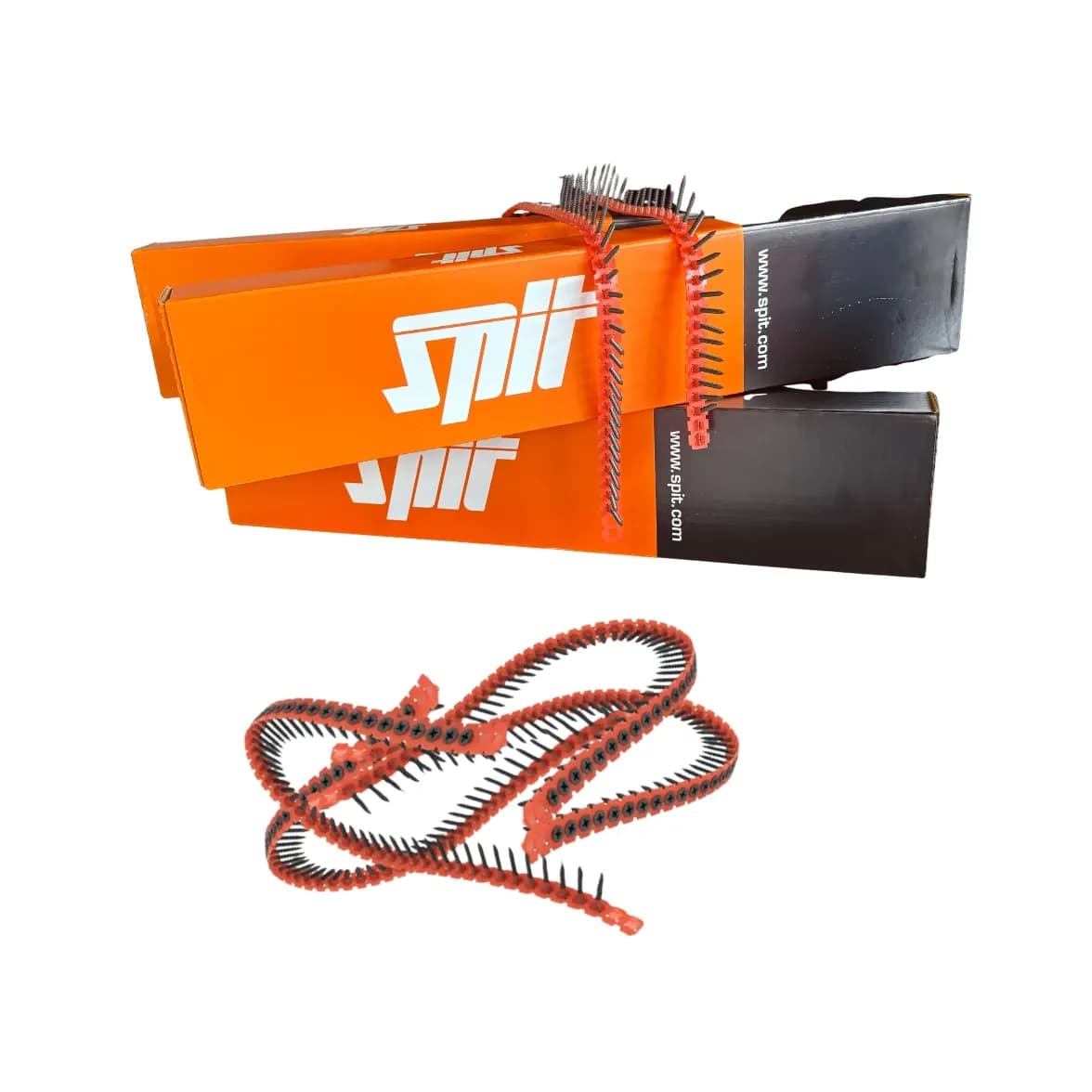 Tornillos en correa de 25mm para atornillador automático.
