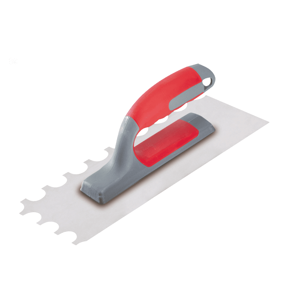 llana dentada, acabados perfectos, acero inox, agarre ergonomico