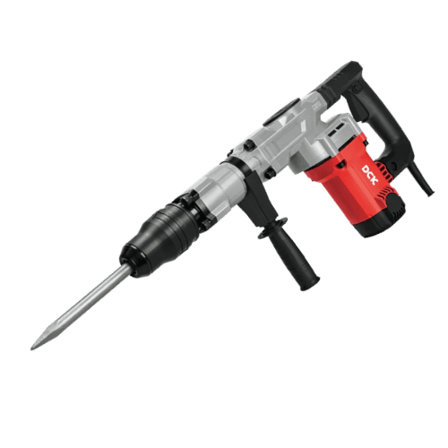 Demoledor hexagonal DCK de 1400W con cincel hexagonal.
