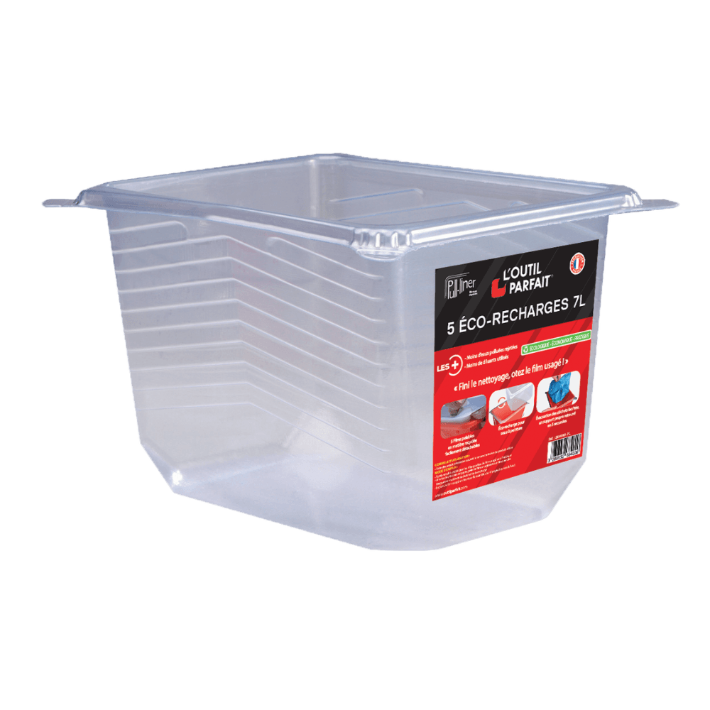 Pack de cinco recambios desechables para cubeta de 14 litros.